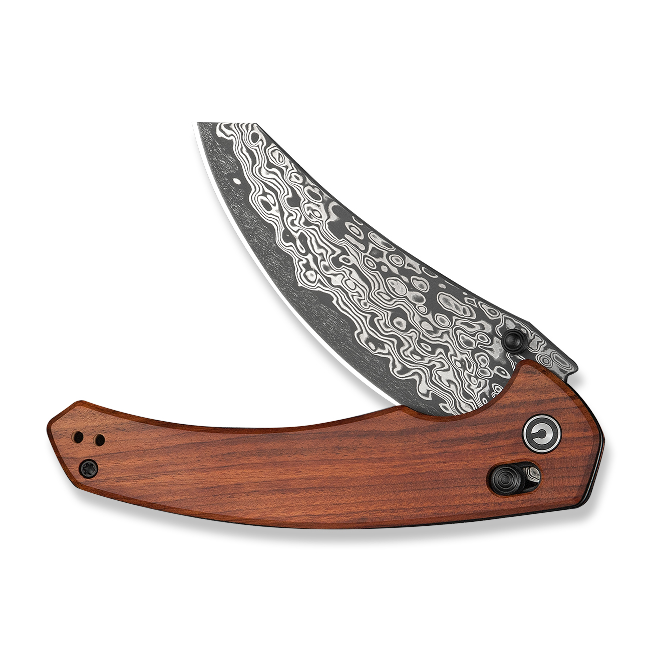 Нож CIVIVI Sixgill Damascus Guibourtia Wood