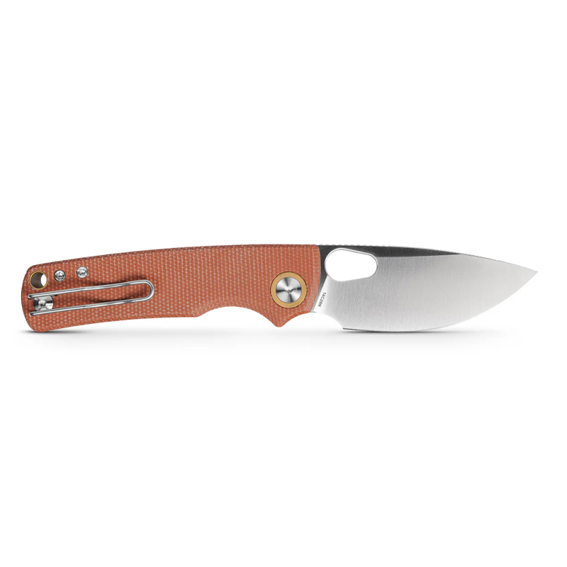 Porcupine – Top Liner Lock 14C28N Blade & Brown Micarta Handle 3