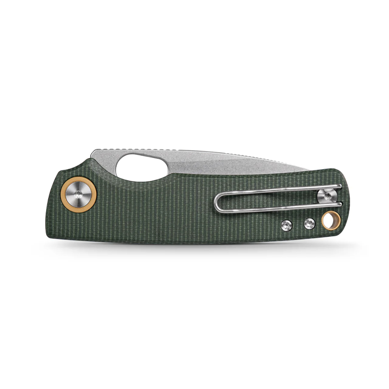 Нож Vosteed Porcupine – Top Liner Lock 14C28N Green Micarta