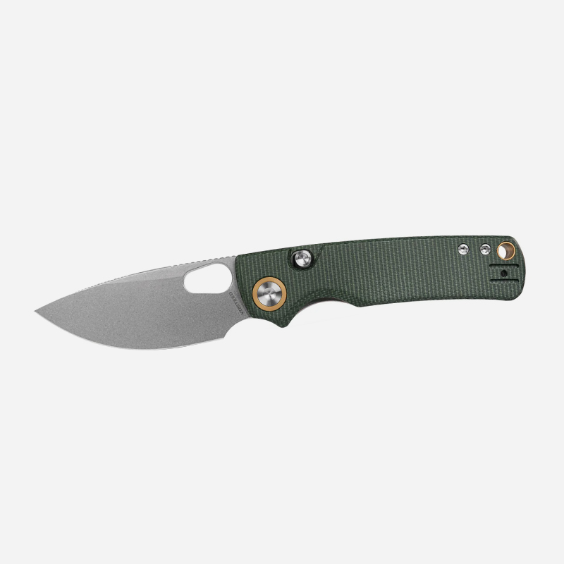 Нож Vosteed Porcupine – Top Liner Lock 14C28N Green Micarta