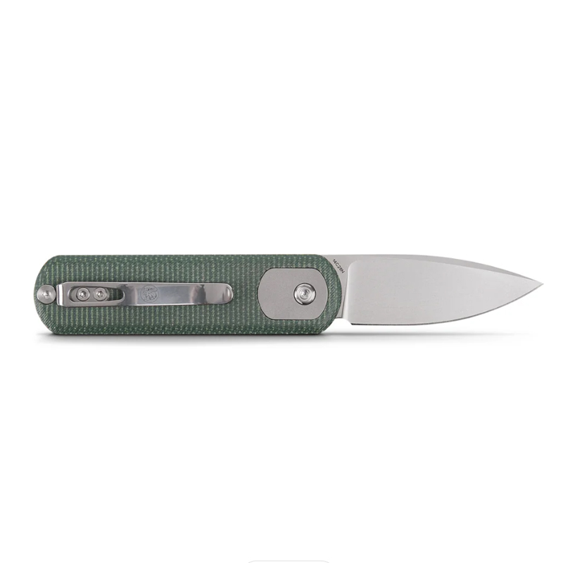 Vosteed Corgi Pup Damascus Blade & Green Micarta 3