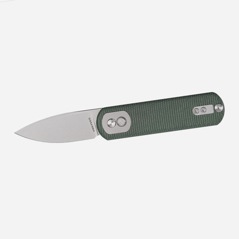 Нож Vosteed Corgi Pup – Trek Lock Knife 14C28N Green Micarta