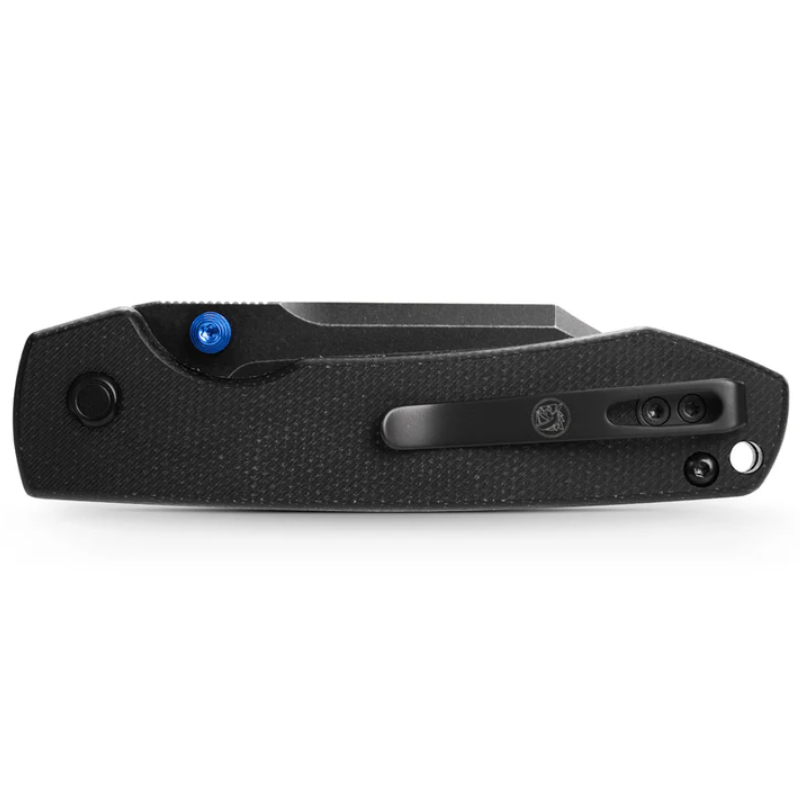 Vosteed Knives Raccoon 14C28N Black Stonewashed Bowie Blade 2