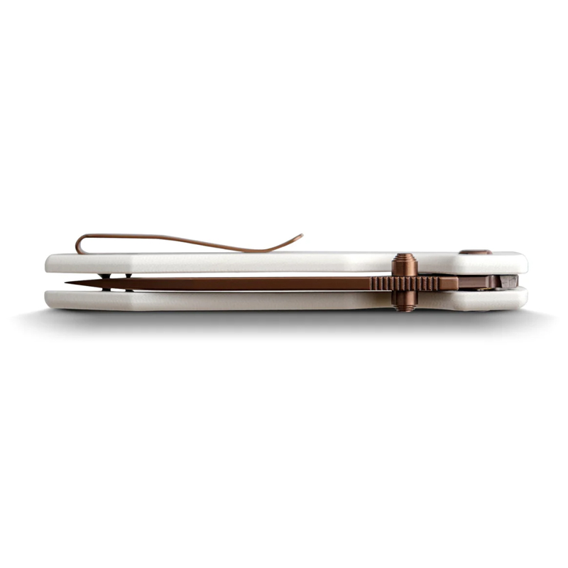 Нож Vosteed Raccoon – Top Liner Lock 14C28N Copper G10 White