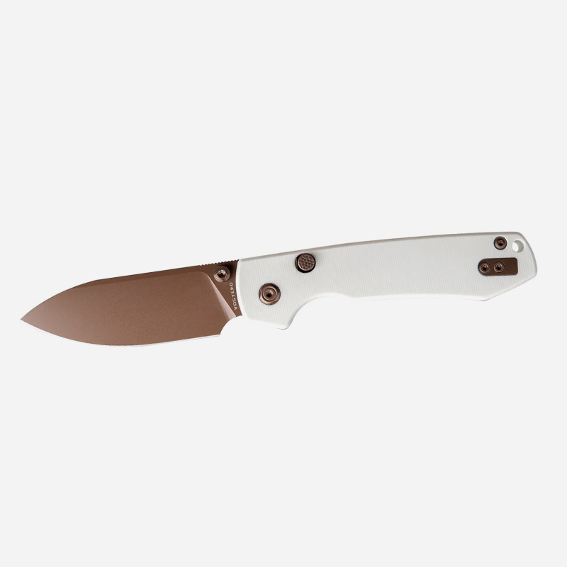 Нож Vosteed Raccoon – Top Liner Lock 14C28N Copper G10 White
