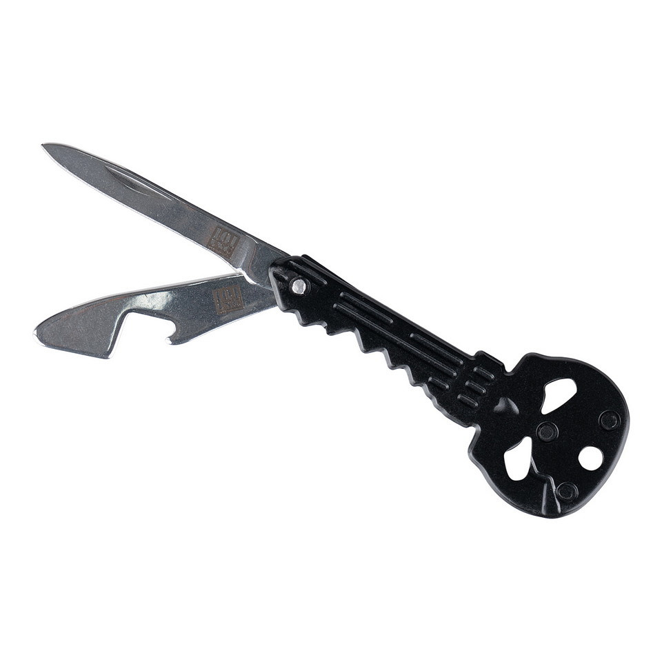 101 INC Pocket knife punishment skull 3