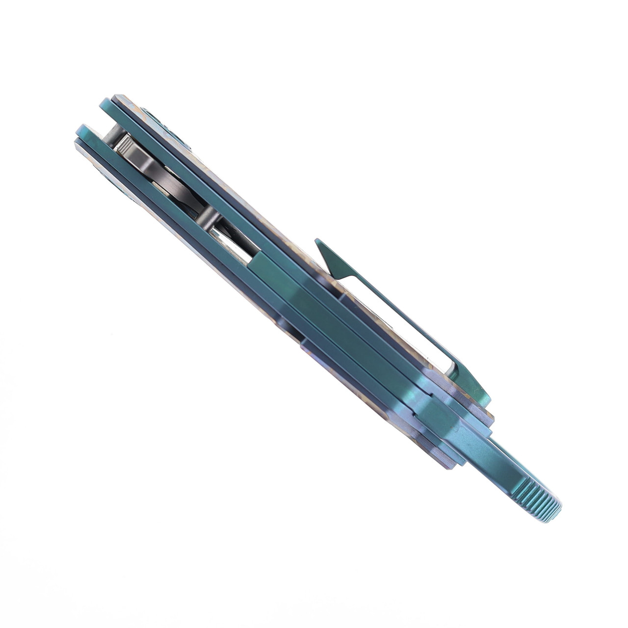 Critical Strike Predator Folding Knife Karambit Camo Titanium 5