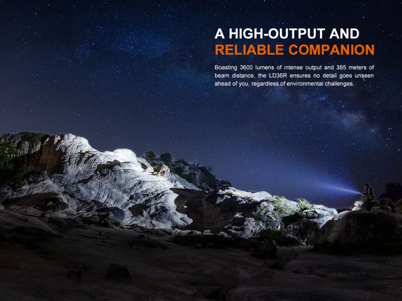 фенер Fenix LD36R LED Multicolor Flame Camo 15