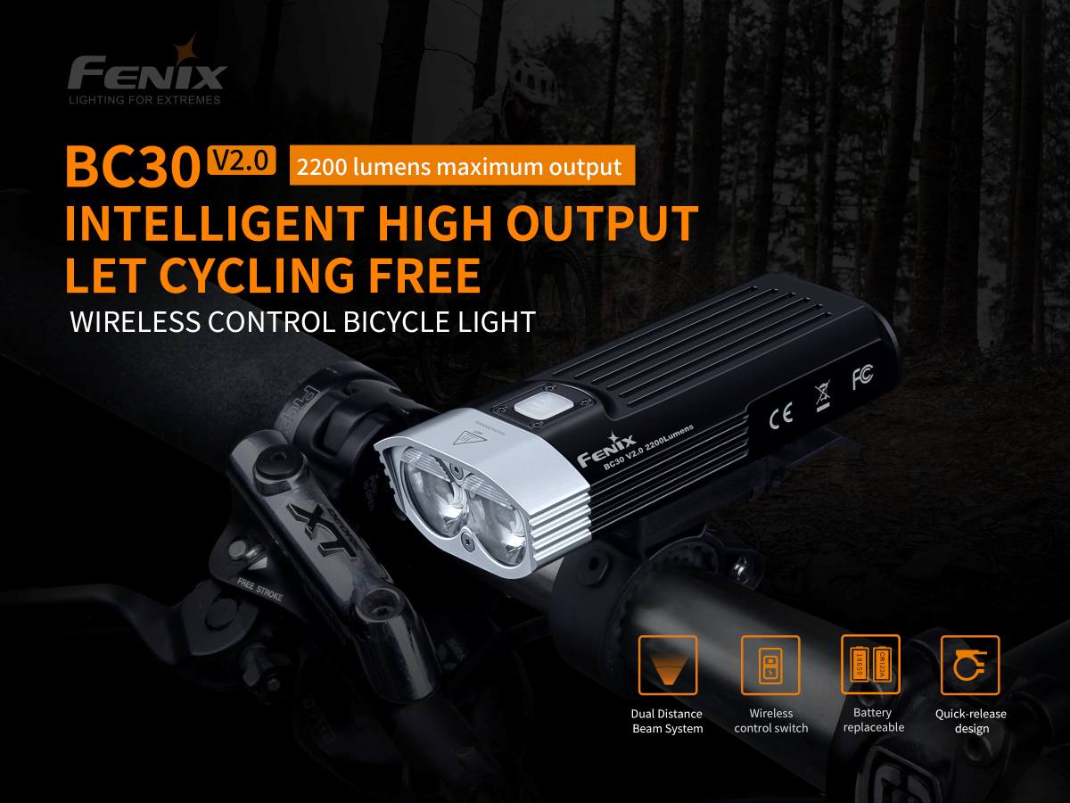Fenix BC30R LED + Fenix BC05R V2.0 90