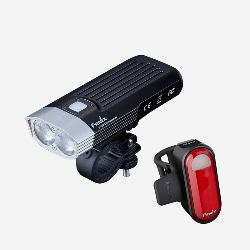 Велосипеден фар и стоп Fenix BC30 LED 2200 лумена + Fenix BC05 V2.0 Велосипеден фар и стоп Fenix BC30 LED 2200 лумена + Fenix BC05 V2.0