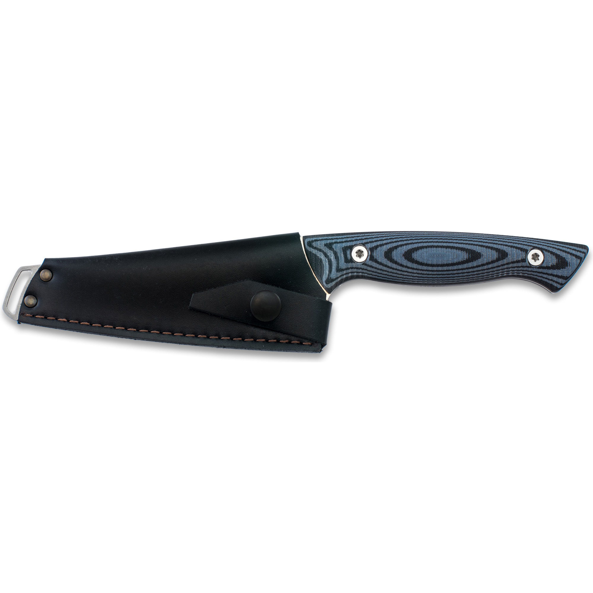Кухненски Нож Manly CHEF 13 14C28N G10 Black Gray с кания
