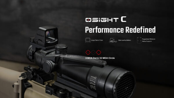 Osight C 32 MOA Circle + 3 MOA Dot Reticle » Arms-Bg Оръжеен Магазин