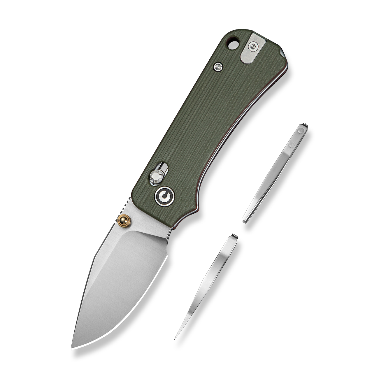 CIVIVI Baby Banter 2 – TG Milled Green Red G10 4