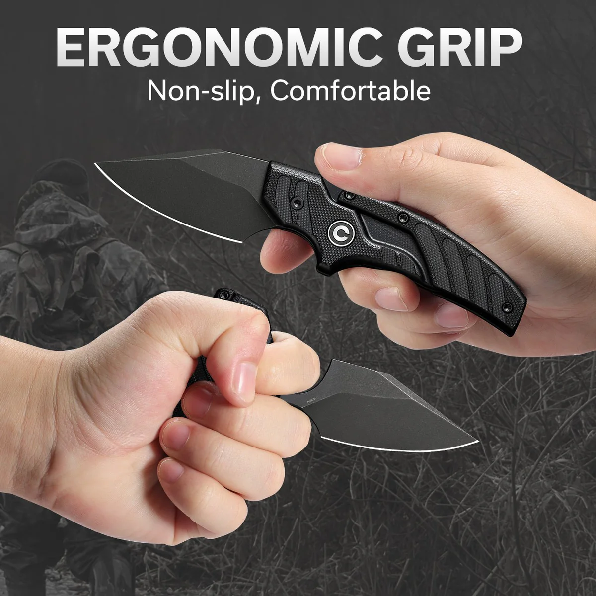 CIVIVI Typhoeus Black & Gray Aluminum 7