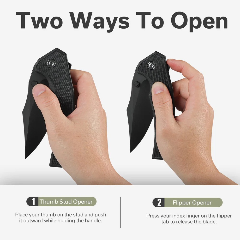 CIVIVI Vexillum Milled Black G10 7