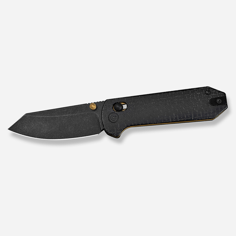 CIVIVI Yonder Black Burlap Micarta