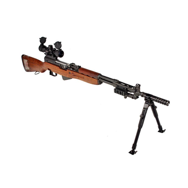 Двунога Leapers UTG Clamp-on Sniper Bipod, Steel Feet, Center Height 9″-11″