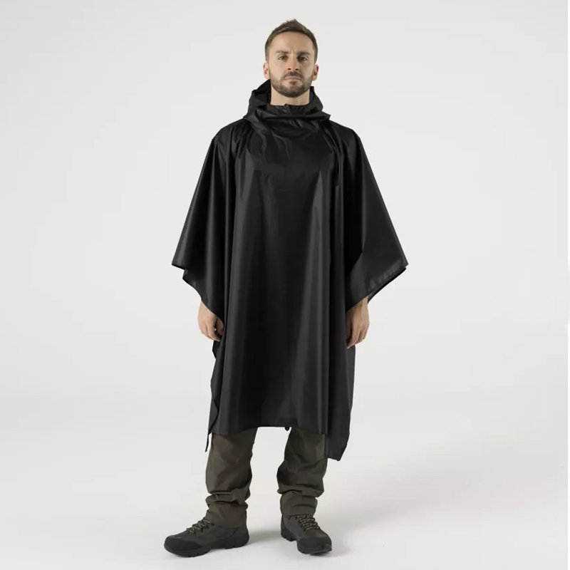 Helikon-Tex Lightweight Poncho – Polyester Black 2
