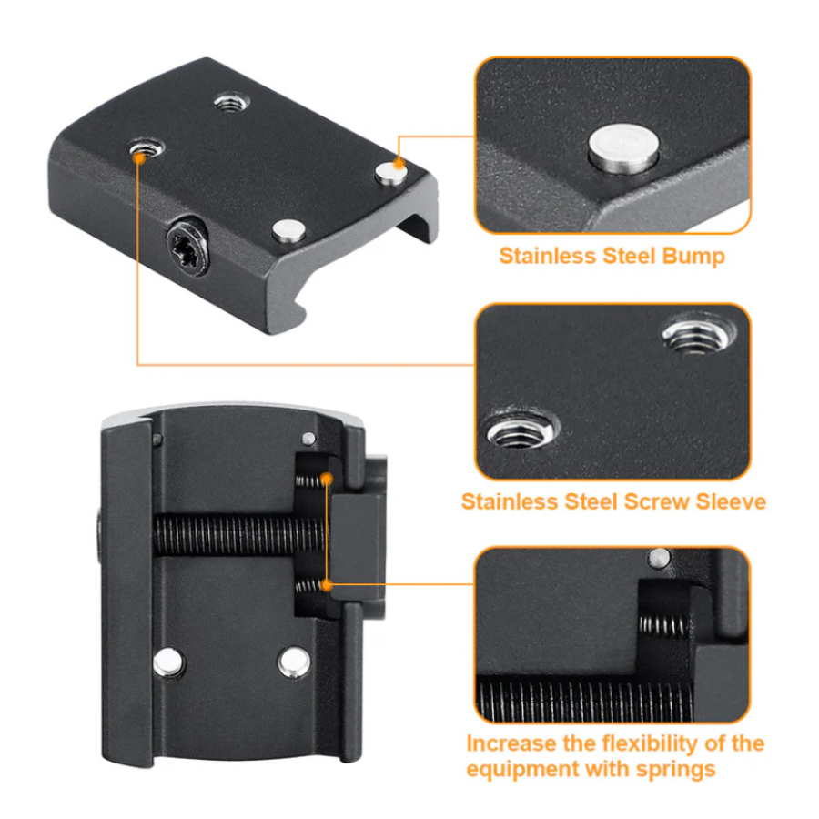 Нисък крепеж за пикатини релса за Osight S 4