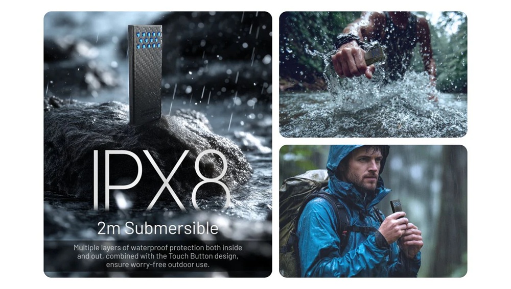 Бързозареждаща се външна батерия Nitecore CARBO 10000 Gen2 Power Bank, оранжева 12