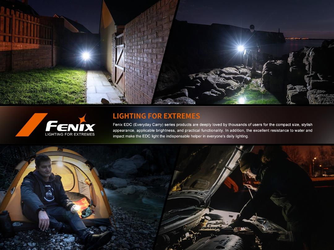 Фенер Fenix E06R Pro LED – черен 18