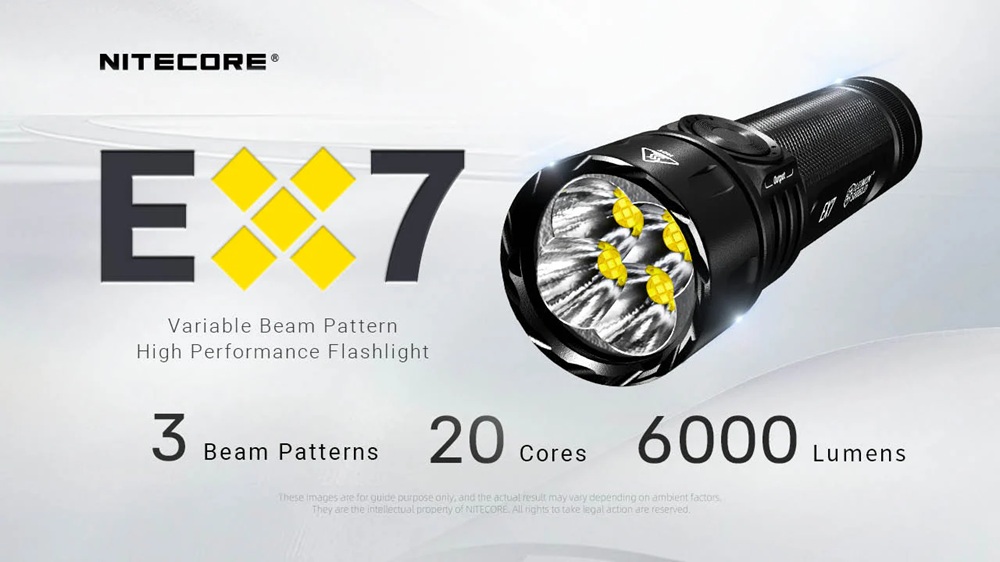 LED фенер Nitecore EX7 13