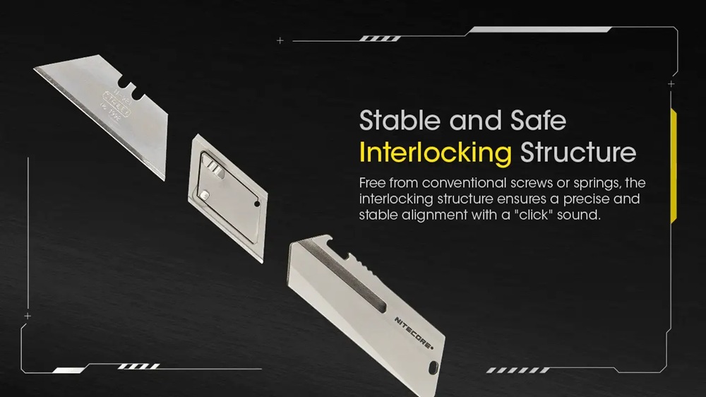 Макетно ножче Nitecore NTK09 Titanium Utility EDC 6