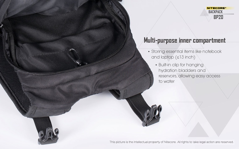 Многофункционална раница Nitecore BP20 18