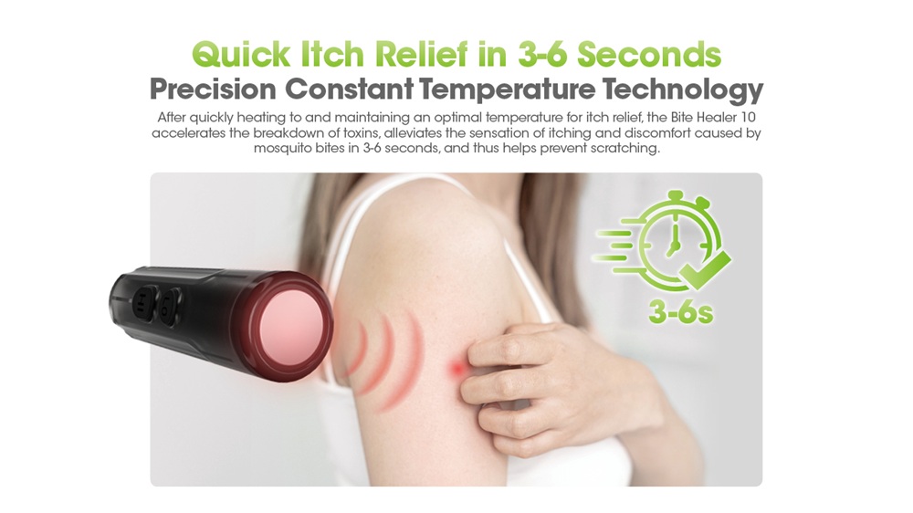 Nitecore Bite Healer 10 USB-C презареждащ се инструмент за облекчаване на ухапвания 12