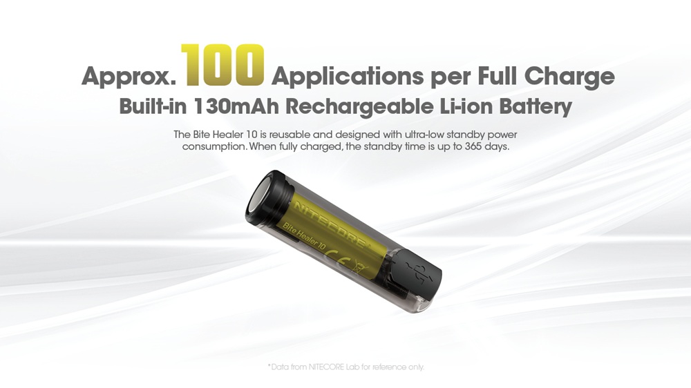 Nitecore Bite Healer 10 USB-C презареждащ се инструмент за облекчаване на ухапвания 18