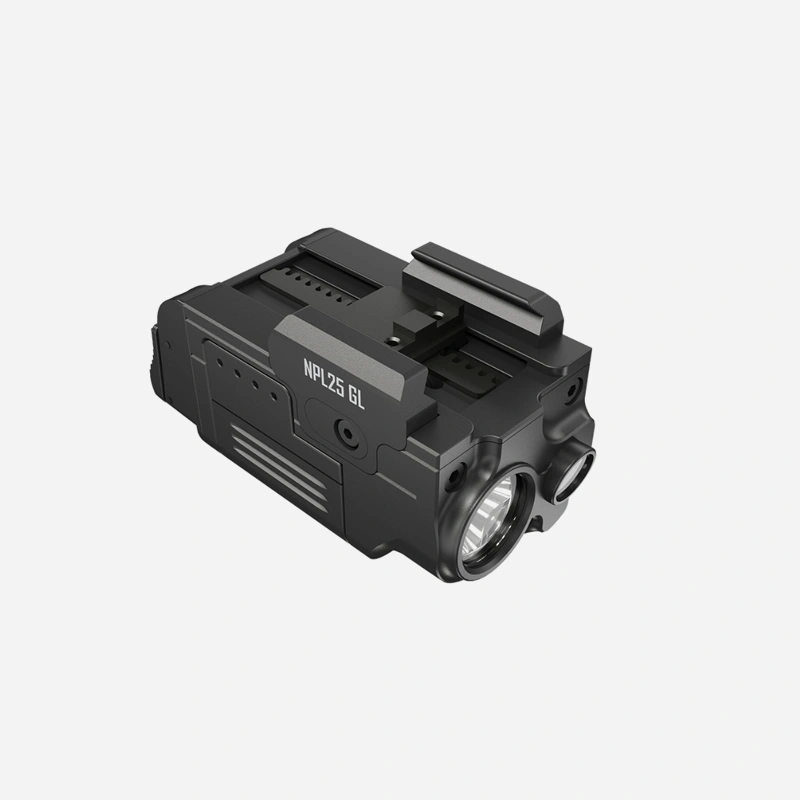 Пистолетен фенер с лазерен целеуказател Nitecore NPL25 GL 900 Лумена