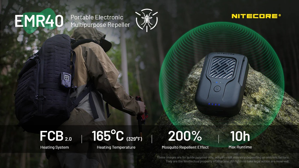 Преносимо устройство против комари Nitecore EMR40 1