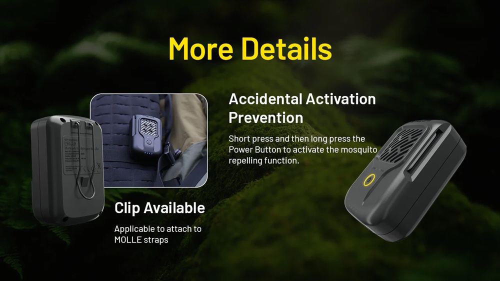 Преносимо устройство против комари Nitecore EMR40 6