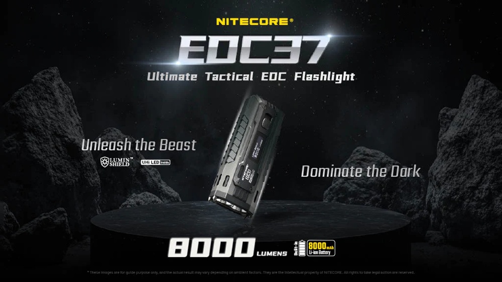 Тактически LED фенер Nitecore EDC37 11