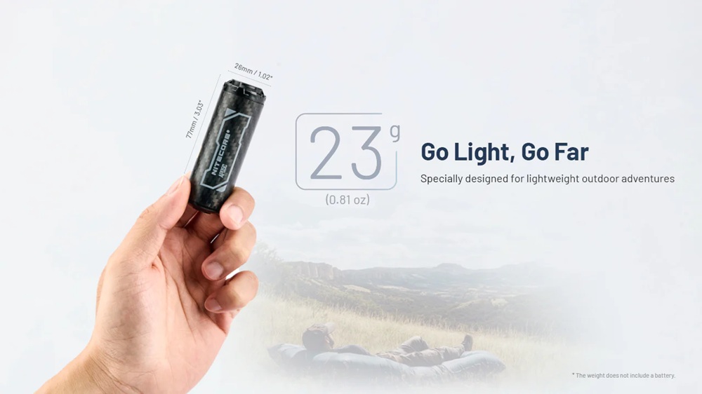 Туристическа помпа Nitecore AP05C + батерия NL169R 15