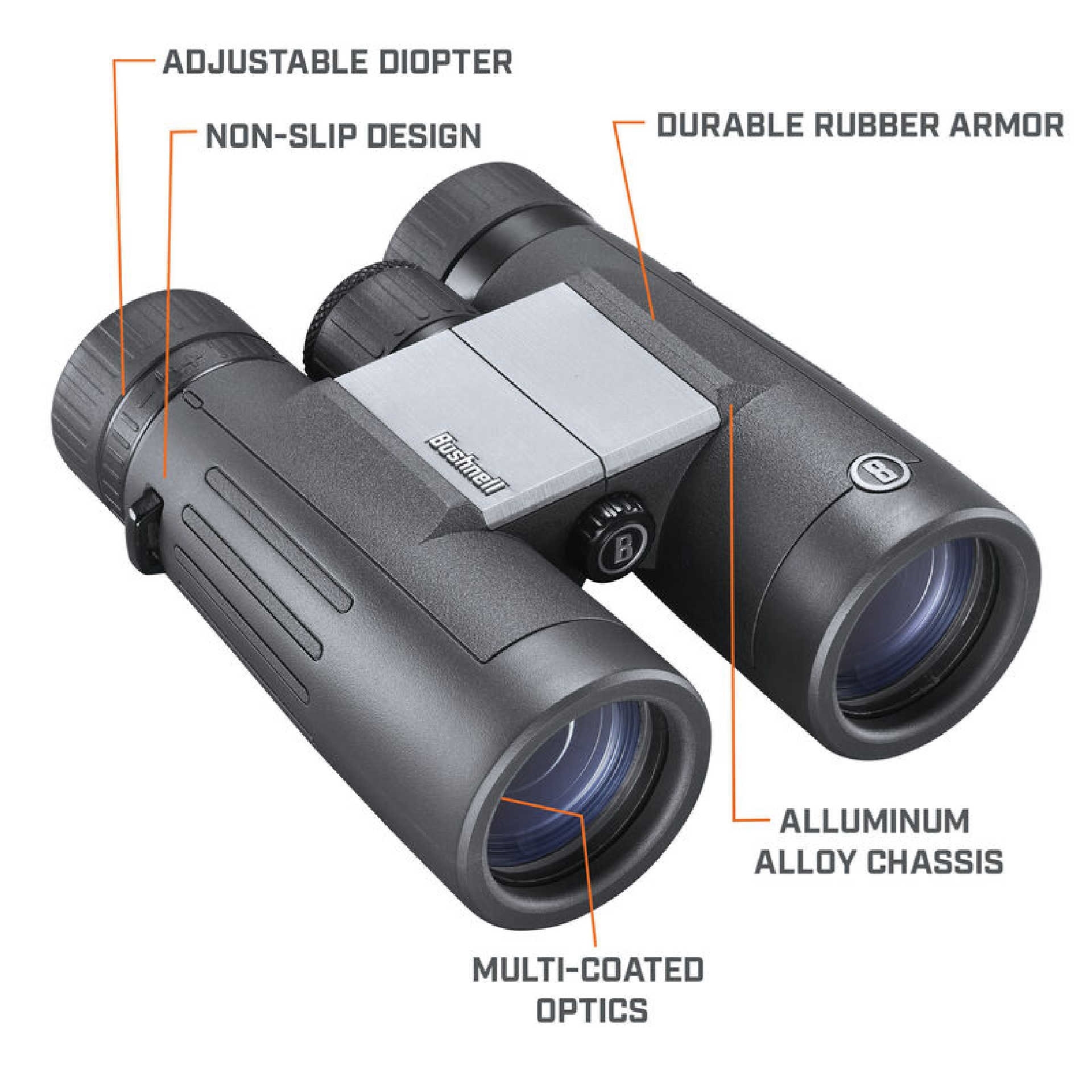 Бинокъл Bushnell Powerview 2 8×42 2.0 Aluminum MC Metal Chassis 3