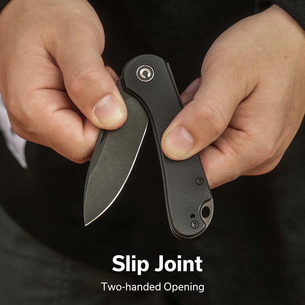 CIVIVI Elementum Slip Joint Black G10 7