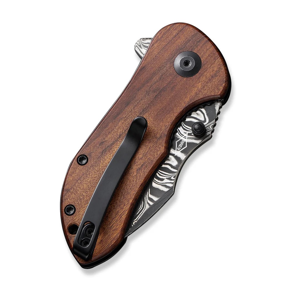 CIVIVI Gordo Guibourtia Wood Damascus 7