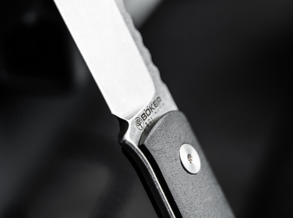 нож Boker Solingen BFF Packlite Black Richlite 4
