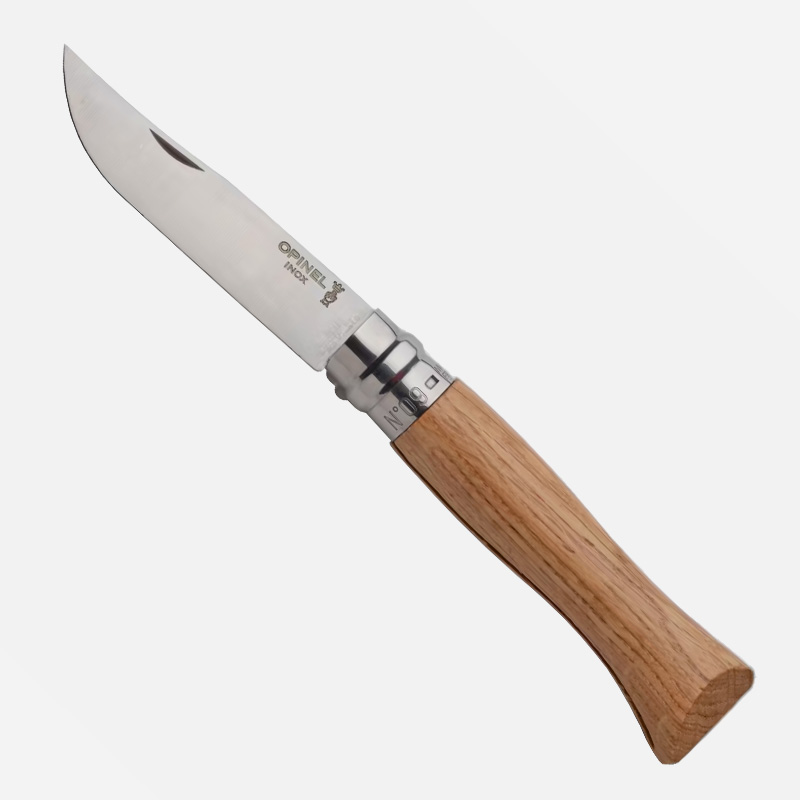 Нож Opinel N°09 Oak Wood Неръждаема стомана Дъб