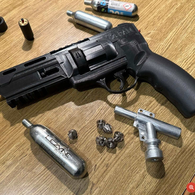 Стоманен вентил Z-RAM EX25 – с вградено Z-удължение за Tec9 Bidykit или ZDR50v2