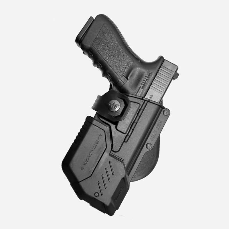 Тактически кобур FOBUS RBT-17 за пистолет GLOCK 17, 22, 31 + Flashlight & Laser protection units