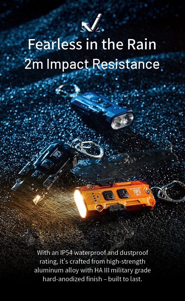 LED фенер Nitecore TIP3, черен 30
