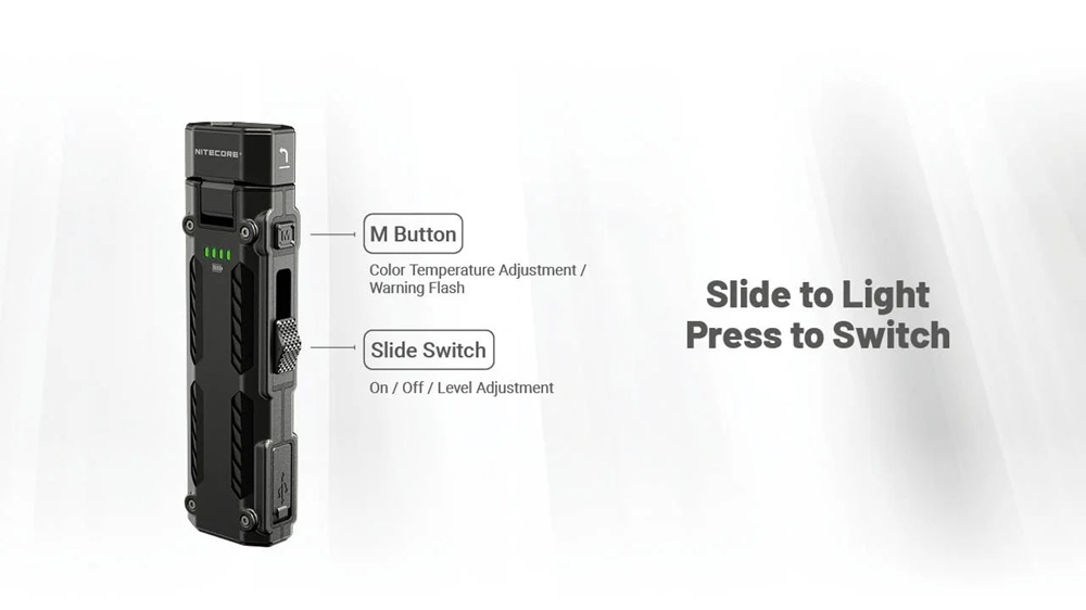 Nitecore EDC09 с въртяща глава 21