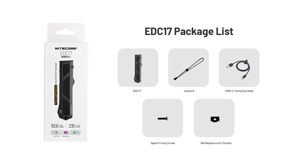 Nitecore EDC17 3-в-1 17