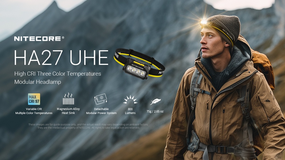 Nitecore HA27 UHE 25
