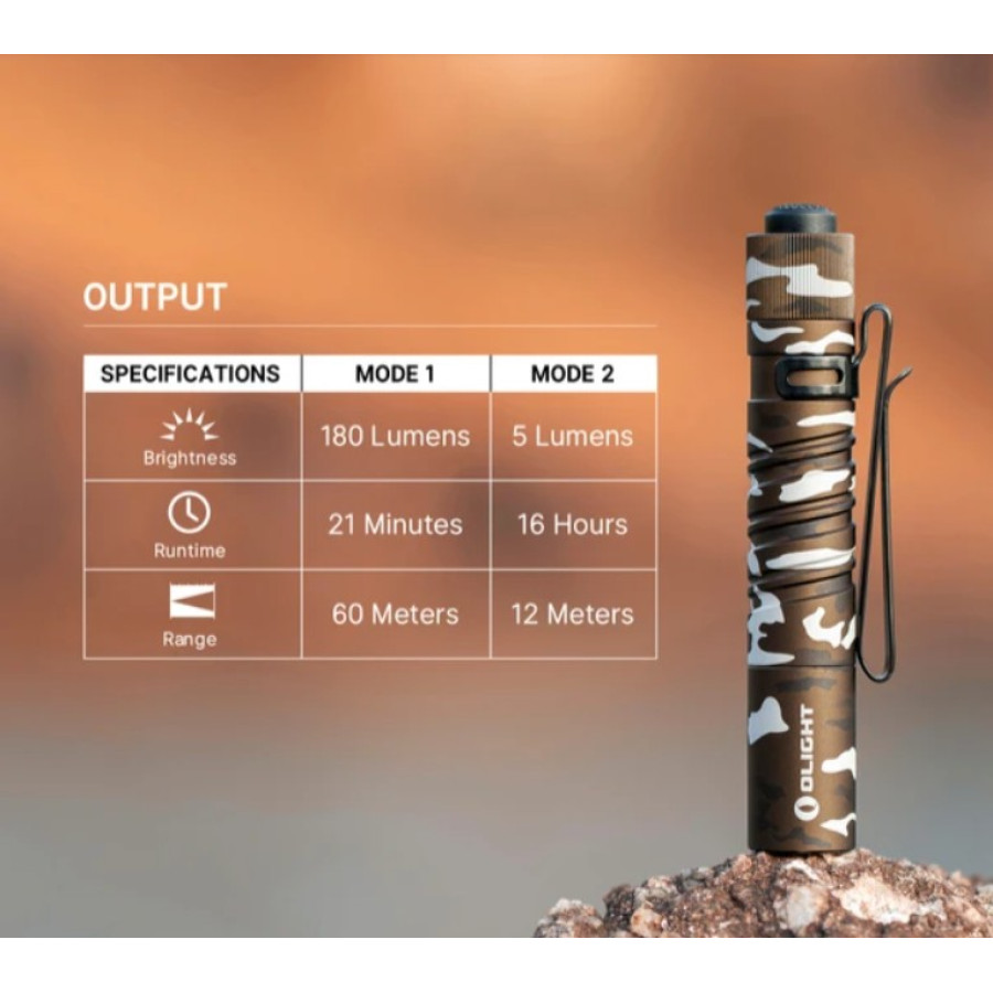 Olight i3T EOS 180lm – Shadow Dune 8