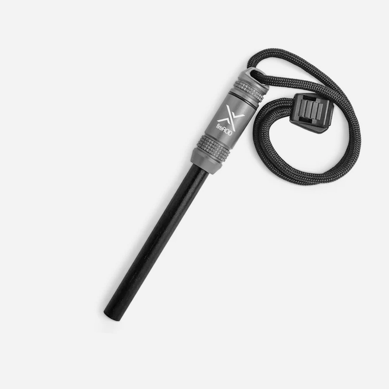 Магнезиева запалка Exotac FireRod Gunmetal