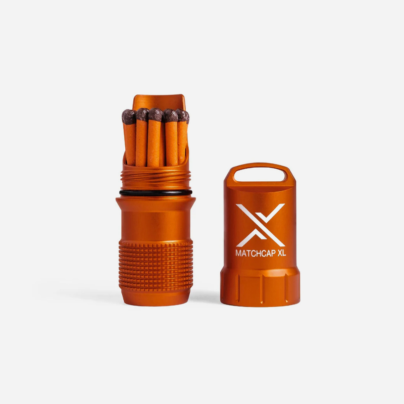 Водоустойчив контейнер за кибрит Exotac MatchCap XL Orange