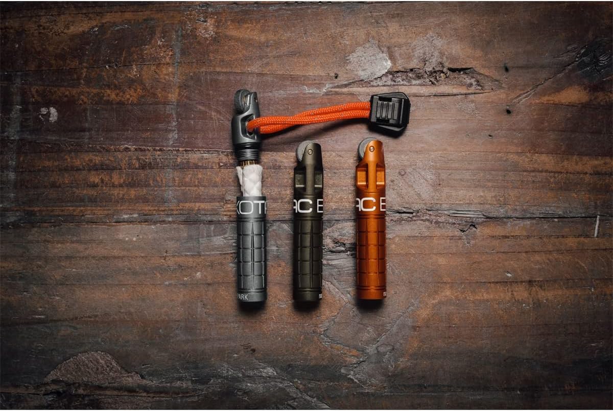 Магнезиевата запалка Exotac NanoSpark OD Green